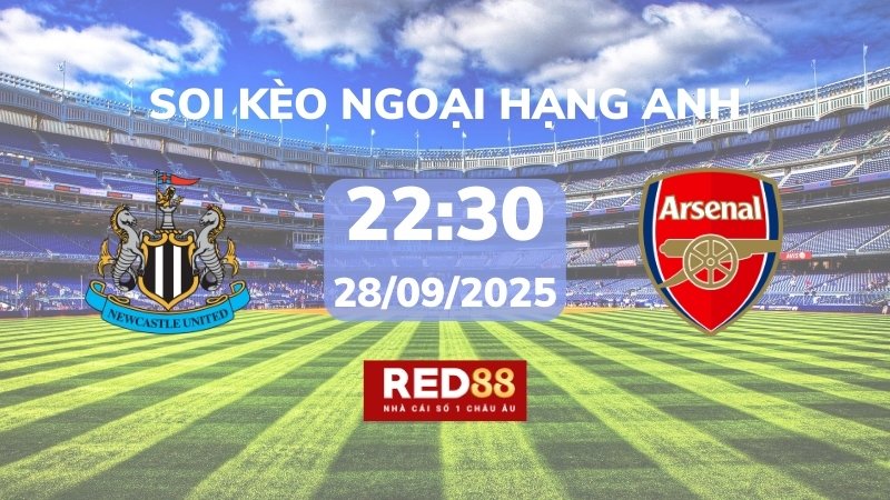 Soi kèo Newcastle vs Arsenal – 22h30 – 28/09 – Ngoại hạng Anh