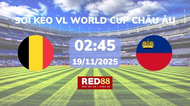Soi kèo Bỉ vs Liechtenstein – 02h45 – 19/11 – VL World Cup Châu Âu