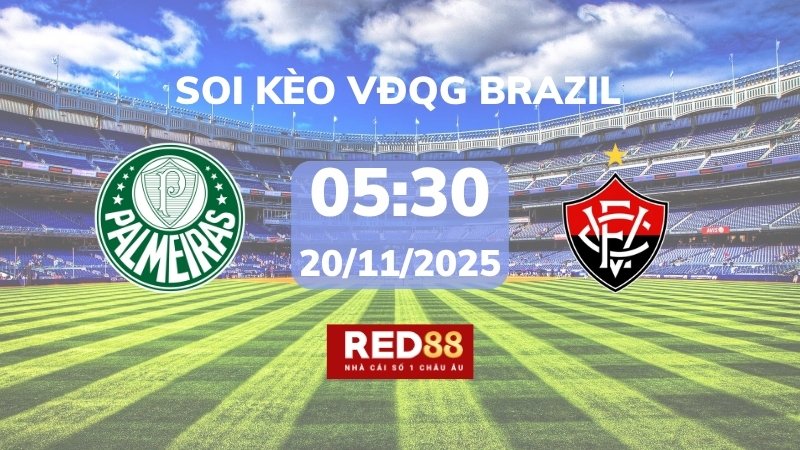 Soi kèo Palmeiras vs Vitoria – 05h30 – 20/11 – VĐQG Brazil